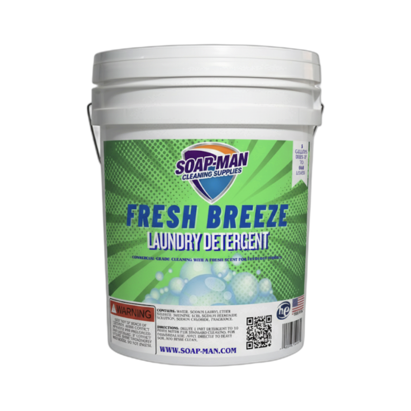 Fresh Breeze Laundry Detergent — bulk commercial laundry detergent